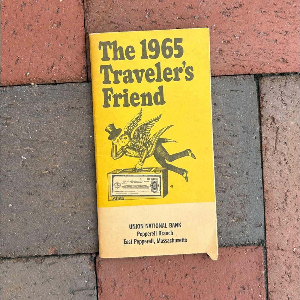 The 1965 Travelers Friend Duty Currency World Travel Calendar East Pepperell MA